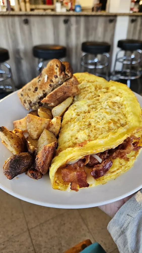 Home Fries & Omelette
